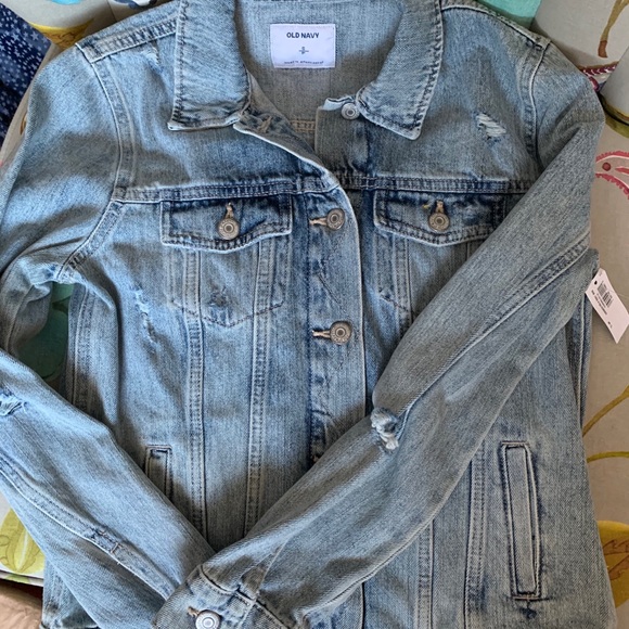 old navy denim jean jacket - Picture 1 of 4